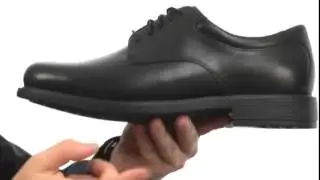 Rockport Big Bucks Margin Black Leather - Trendzmania.com Free Shipping BOTH Ways