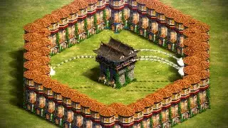 Machine Gun Bombard Towers Surrounded by Keeps | AoE II: Definitive Edition