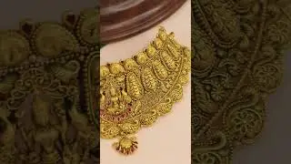 Antique Choker Necklace | Modern Gold Necklace Design for Women |EMI