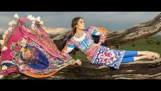 Pakistani Unstitched Lawn Suits & Fabric 2018 for Women