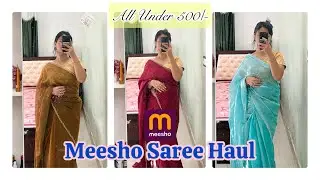 Meesho Saree haul| Freshers lookbook| Durga Puja Haul|| Janmastami sale| New haul| Puja Offer|