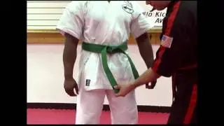 Belt tying 101 with Sensei Rob