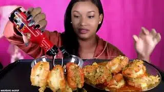 SPICY MEGA PRAWNS SHOWDOWN! 2X SPICY MEGA PRAWNS CHALLENGE!   MUKBANG COMPILATION