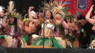 Atiu Enuamanu seniosr action song - Cook Islands Day Porirua 2018