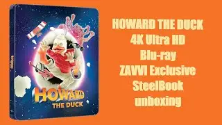 HOWARD THE DUCK 4K Ultra HD Blu-ray ZAVVI Exclusive SteelBook unboxing