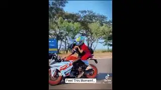 Ktm rc 390cc with pillion🔥| short ride with your girlfriend😍| Subscribe for more😊| #shorts