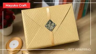 ASMR Gift Wrapping | Elegant DIY Without Talking, No Music | Mayuko Craft