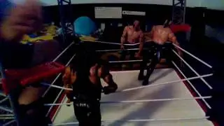 Wwe figures legion of doom vs Randy Orton & Roman reigns