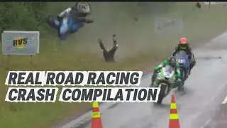 Real Road Racing Crash Compilation 🔥