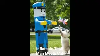 #InflatableTubeMan#AirDancer#FunnyCat#aiCat#CatShorts#WackyWaving#trap#cat teaser wand