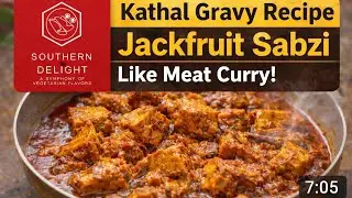 Kathal Gravy Recipe | Jackfruit Sabzi Like Meat Curry 😋 | Easy Veg Curry at Home