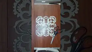 🌿 flower rangoli designs without dots and colours🌿 paper flower making easy at home🌿