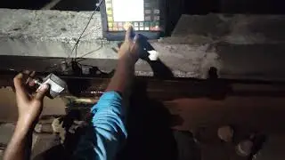 Railway HH Rail USFD Testing With 45&deg;, 70&deg;, 0&deg; Probe at Alumino Thermite Weld | Metro Track| MahiSLS