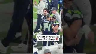 This duo just became Super Bowl Champions 🤩