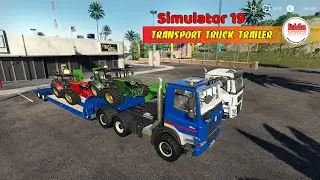 TRANSPORTING TARACTOR TO SHOWROOM ! Farming Simulator 19 ! transport loading turck (fs19 gameplay)