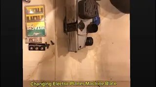 Electric Hand Wood Planner | Planner Machine Blade Fitting #machine #blade