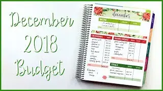 Budget with Me - December 2018 Monthly Budget | Romina Vasquez