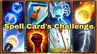 Spell Challenge! All Spell Card's In One Deck! Castle Crush