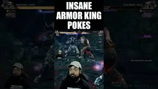 Display of Armor King's INSANE POKE Game! #lilmajin #tekken8 #tekken