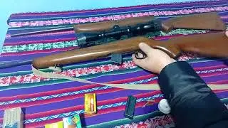 Carabina 22 lr a cerrojo manual y semiautomatico(legend y halcon)