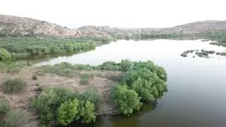A quick flight around Arivaca Lake