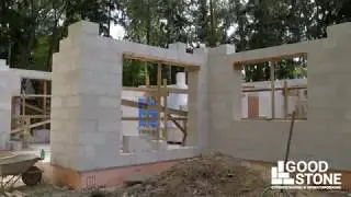 GOOD STONE - Процесс строительства дома 293 м2 в посёлке Кокошкино