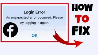 Facebook login error an unexpected error occurred | Facebook login error problem solved 2021 |