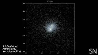 Watch a computer simulation of galaxies colliding | Science News