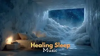 Sleeping in a Floating Temple: Gentle Flute & Piano Winter Night Above Clouds