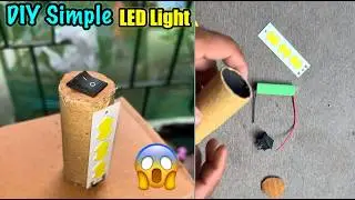 Home Made Rechargeable LED Light |How To Make Emergency Light 