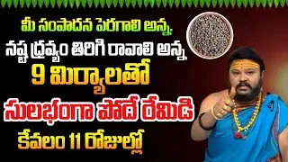 మీ సంపాదన బాగా పెరగాలంటే | Money Remdies Telugu | Money Tips | Astrology Facts @timesbhakthi