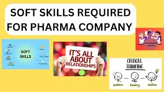 What are Soft Skills for Pharma Company|#pharmacy #skills #pharmaceuticalcompany @Pharma-Scientist