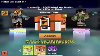 Pixel Gun 3D | 1v1 against Crazy PG3D