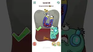 Alphabet DOP: Delete Puzzle | Android/iOS Gameplay | Alphabet Lore Game | Level 18 #shorts