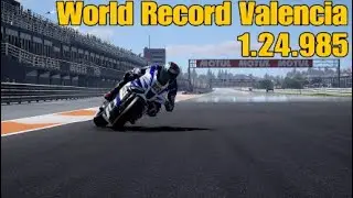 World Record Valencia MotoGP!!! ( 1.24.985 )  + setups / MotoGP 20
