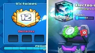 Clash Royale - ENORME 12 VICTOIRES au D&eacute;fi de l'ELECTRO SORCIER + Pack Opening 😱  !