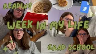 Week In My Life In Grad School | MLIS Reading & Imposter Syndrome