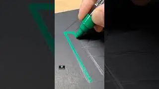 Letter Typography Drawing with Markers (part 1) #shorts #youtubeshorts #art #drawing #tiktok