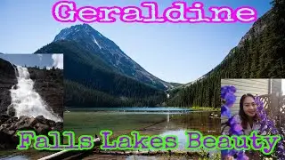 Hiking//Alberta Canada//Geraldine Falls//Geraldine Lake//Jasper National Park//