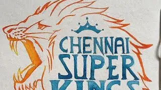 How to draw the logo of CHENNAI SUPER KINGS(CSK)🏏#art#@Instant_Artworks414#subscribe #csk#cskfan