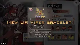 Illusion Connect Viper Bracelet – New UR shoe – Damage modifier stacking tests