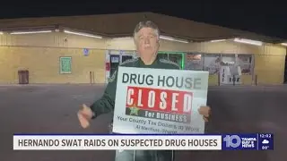 Hernando County SWAT team raids suspected drug houses