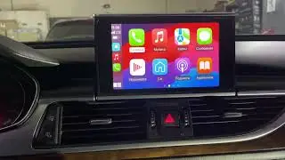 Audi A6 C7 2012 MMI 3G - беспроводной Apple Carplay, Android Auto на штатную магнитолу