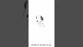 🛩️💎Drawing Snoopy with Easy Steps✏️Fun and Simple Art Creation Process💖#shorts #drawing #RavlykArt