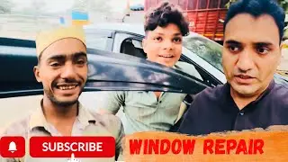 Honda City Window Glass Repair & Number Plate Cover Fitting,Car Repair Vlog | Honda City Maintenance
