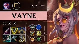 Vayne Top vs Varus - EUW Challenger Patch 25.22