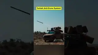 Turkish PUSU Air Defense System Engages Drone Target!