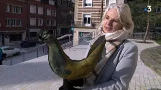 Le coq de l'église de Lisieux réapparaît 77 ans après les bombardements