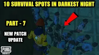 *NEW* 10 SURVIVAL SPOTS TO SURVIVE FROM ZOMBIES IN EVOGROUND DARKEST NIGHT MODE | PUBG Mobile 0.12