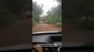 Via Alternativa, BR 116 bloqueada. Estr. Henrique Closs, Gravataí a Novo Hamburgo